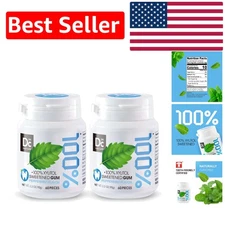 100% Xylitol Peppermint Gum - Sugar Free & , 120 Count for Fresh Breath