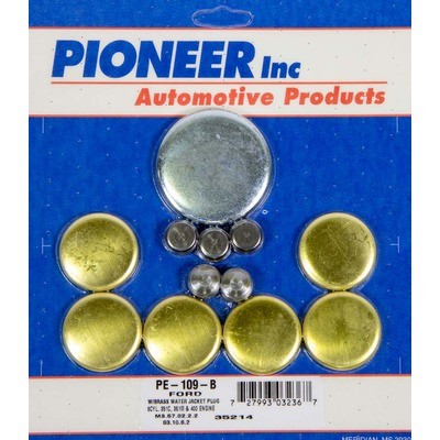 Pioneer PE-109-B, Kit 400 Fits Ford Freeze Plug Kit - Brass Performance Parts - Picture 1 of 9