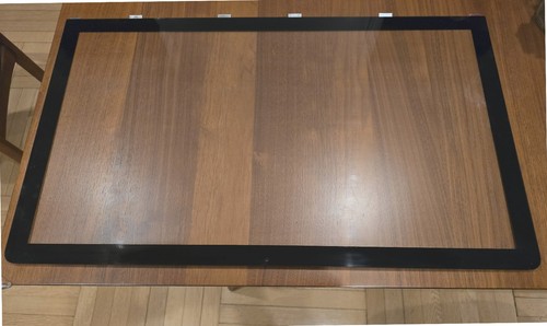 Apple iMac 27″ A1312 Front Glass Panel Cover (P/N 810-3531) – Used, Good Conditi
