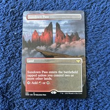 Sundown Pass (Borderless) Innistrad: Crimson Vow Regular