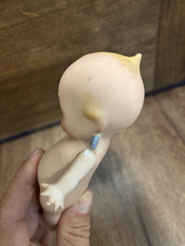 Kewpie Doll Antique 5” Rose O’Neill Doll Jointed Arms Blue Angel Wings Read - Picture 4 of 5