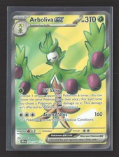 Pokemon Destined Rivals Arboliva ex - 207/182 ultra rare #207