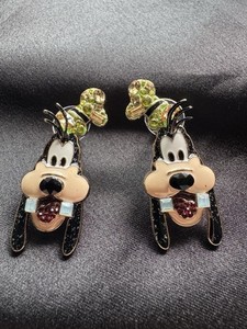 Disney X Baublebar Goofy Stud Sparkly Earrings! New W/O Box!