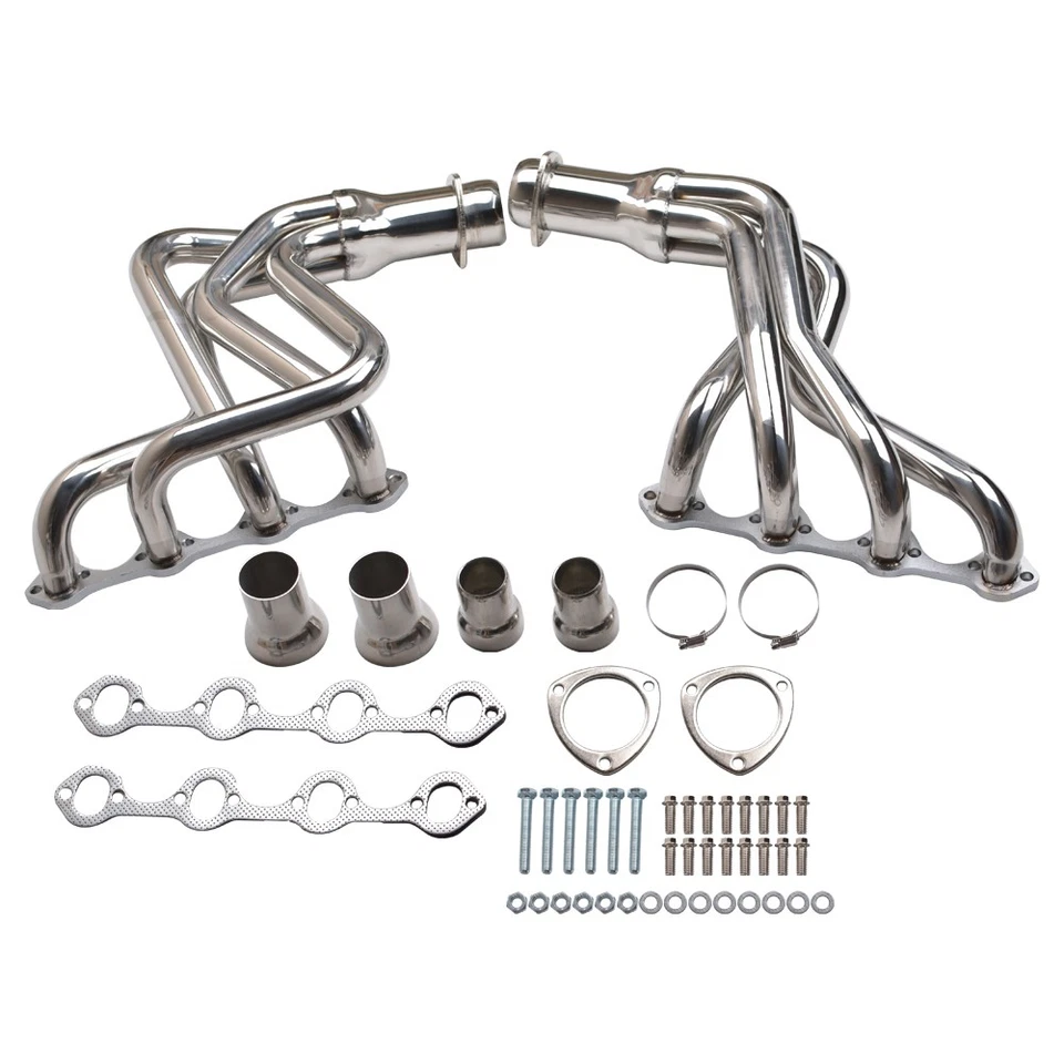 Cabezales colector de escape de acero inoxidable para Ford F100 1969-79 tracción trasera 302 W 5,0 L V8 Foto 2 de 4