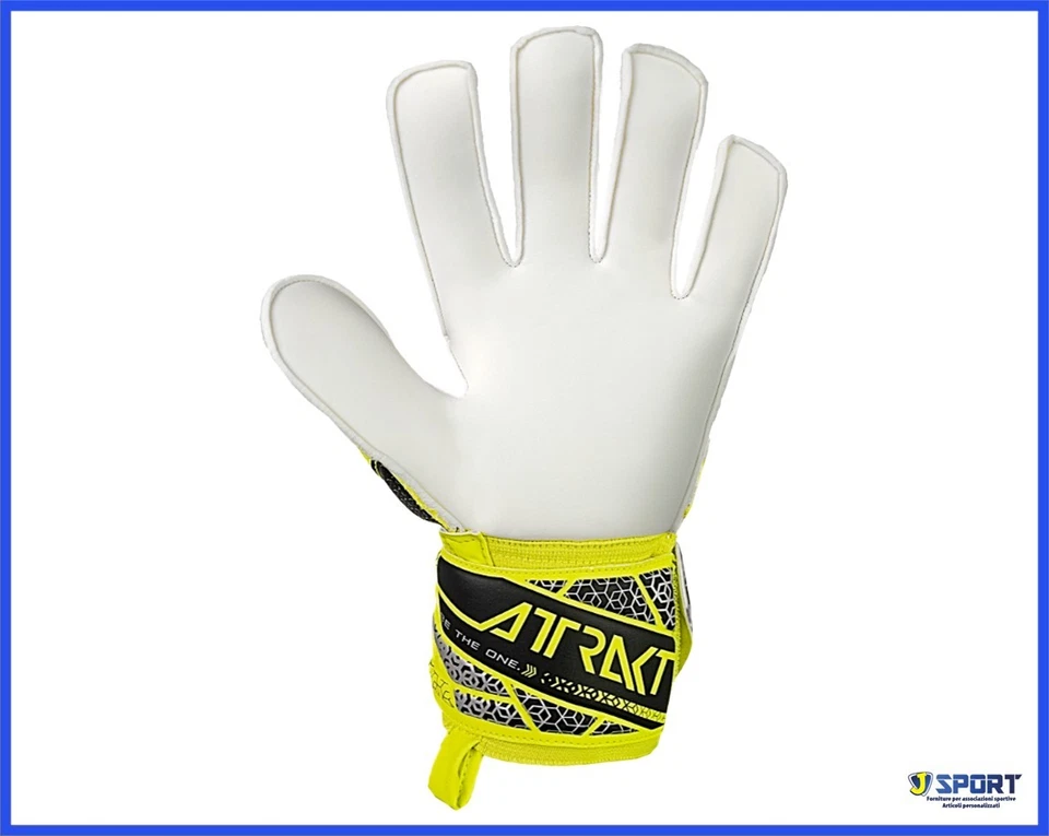 Guanti da Portiere Reusch Attrakt Solid Calcio Goalkeeper Uomo Adulto 9,5 - Immagine 3 di 4