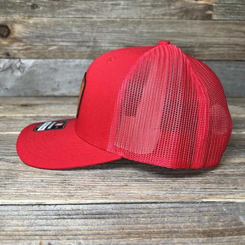 DRILL BABY DRILL USA Richardson leather patch hat - Picture 2 of 2