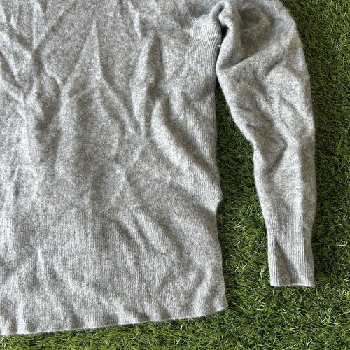 La Redoute Womans Grey Cropped Cashmere Jumper Size Medium - Picture 8 of 11