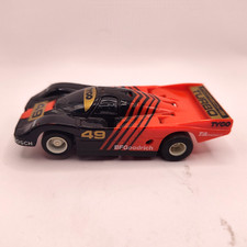 Tyco Porsche 962 Turbo 49 Racing HO Slot Car 440x2 white rims Vintage