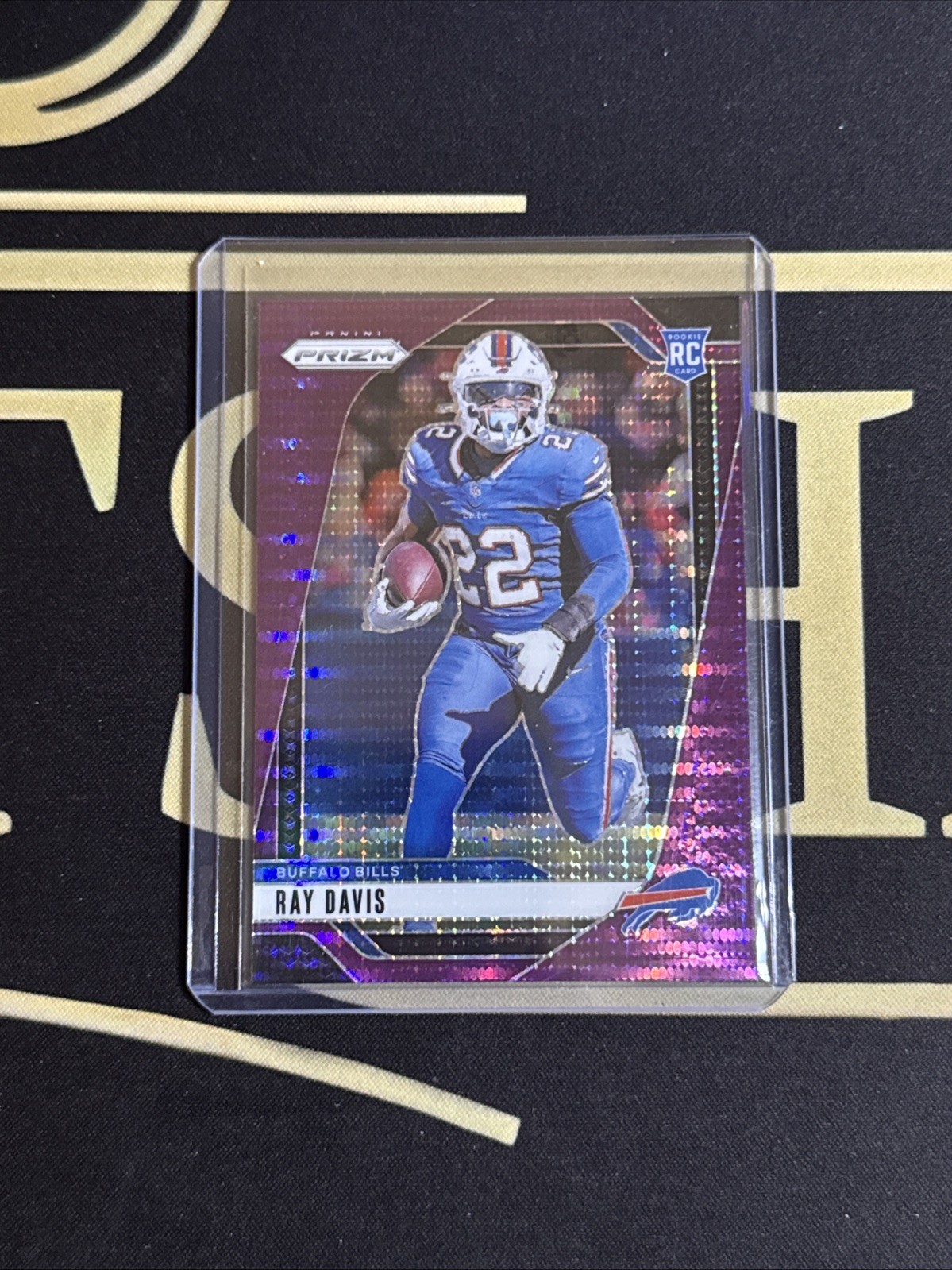 2024 Panini Prizm - Rookies Ray Davis #382 Purple Pulsar Prizm (RC)