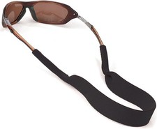 Eyewear Retainer, Floating Neoprene Sunglass and Glasses Holder Straps Black