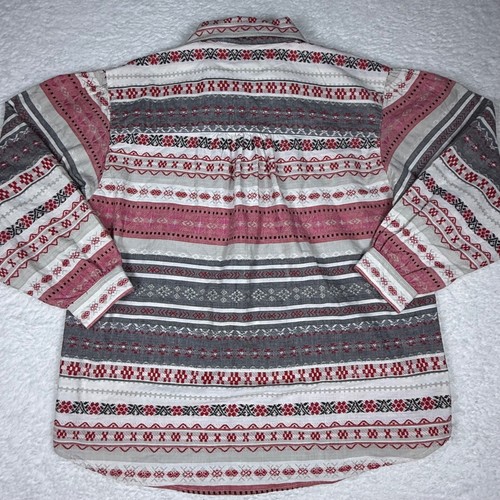 Camisa informal con estampado de mangas largas Cabin Creek XL para mujer - Imagen 3 de 8