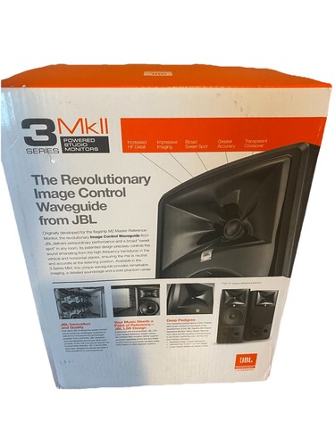 JBL Professional 308P MkIl Next-Generation 8-Inch 2-Way Studio Monitor Black 441 - Picture 2 of 2