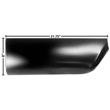 Dynacorn 1160QE Rear Lower Section Bed, RH, 1960-66 Fits Chevy Pickup