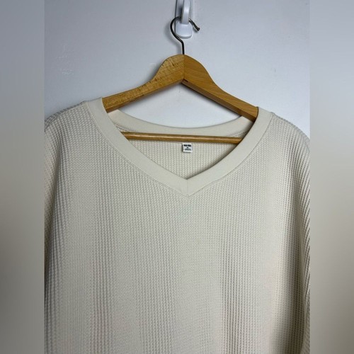 Uniqlo Waffelstrick Maxikleid Größe XL Damen Old Money Luxus Minimalistisch - Bild 10 von 13