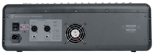 Rockville RPM1470 14 Channel 6000w Powered Mixer w/USB, Effects+Foldable Stand - Picture 6 of 12