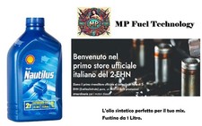 Shell Nautilus 2T TC-W3  1 Litro Olio Marino Alte Prestazioni Per Mix 2-Ehn