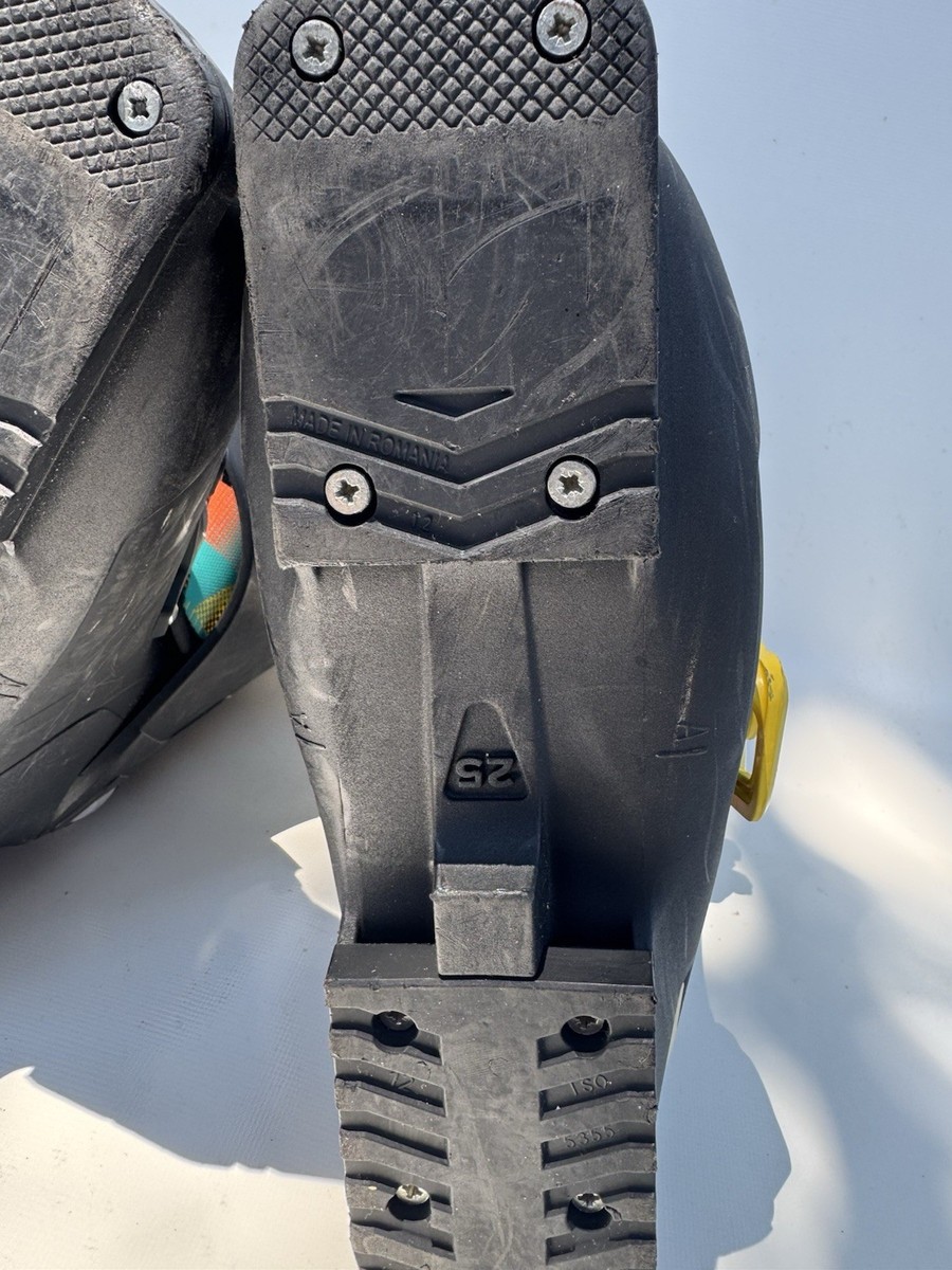 Salomon SPK SCS Ski Boots 25/25.5 Mondo 297mm Black Yellow