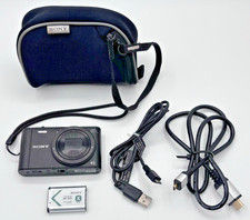 Sony Cyber-Shot DSC-WX350 18.2MP Digital Camera 20x Optical Zoom Wi-Fi Bundle
