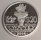 2006 NORFED $20 Liberty ~ 1 oz .999 Silver Round ~ Scratched