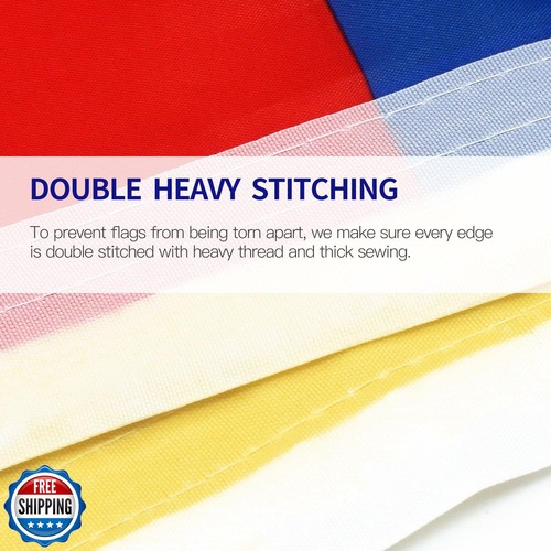 ANLEY Fly Breeze 3x5 Feet Costa Rica Flag - Vivid Color and Fade Proof - Canv - Picture 4 of 5