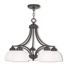 4225-92 Somerset 5 Light EBZ Dinette Chandelier, English Bronze
