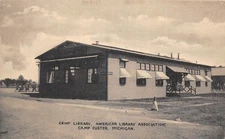 Camp Custer Michigan Camp Library, American Library Association, PC U15709
