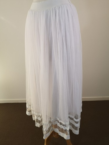 Little Mistress US 6 UK 10 Ladies Tulle Full Skirt Cocktail Formal Party Tall - Picture 3 of 6