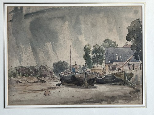 Tom Waghorn - 1900-1959 - Exh RA, RBA, RWA, NEAC - A fine w/c of CHISWICK - Picture 1 of 17