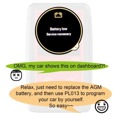 WOYO PL013 PRO For Porsche Cayenne Lithium to AGM Battery Replacement Programmer - Picture 3 of 7