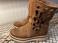 A.S. 98  Idelco  Whiskey Leather Boots 38 7.5-8 Retail 374.95