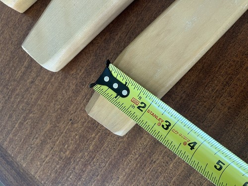 4 X Heywood Wakefield Mid Century MCM NOS Factory 16” Coffee End Table Legs - Picture 10 of 14