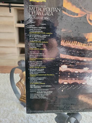 SEALED 1972 Metropolitan Opera Gala Honouring Rudolf BING DG GF LP 2530 260 - Foto 5 di 14