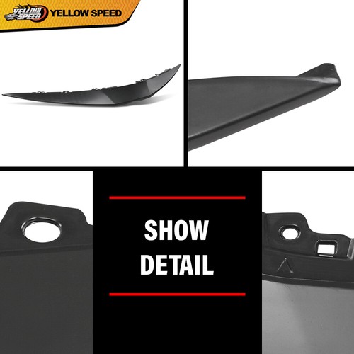 Front Bumper Upper Grille Cover Trim Black Fit For 2021-2023 Toyota Camry LE XLE - Imagen 5 de 12