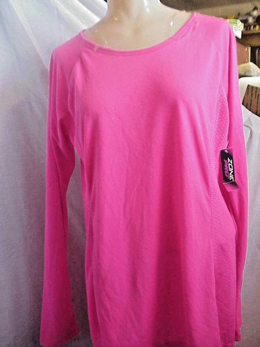 ZONE PRO SIZE M TOP PINK LONG SLEEVE  NWT - Bild 1 von 3