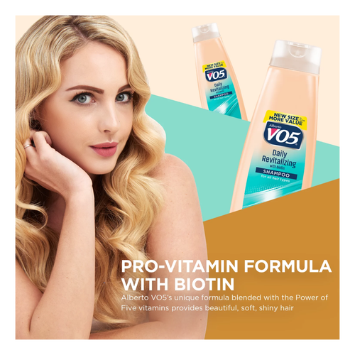 Alberto VO5 Daily Revitalizing Shampoo with Biotin 15 Oz. (Pack Of 6 CASE) - Picture 5 of 5