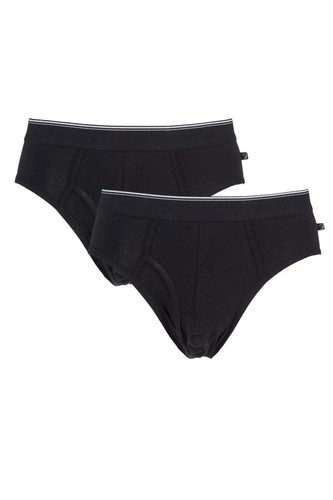 FARAH Keyhole Fly Plain Stretch Briefs Black UK 3XL LN057 BB 13