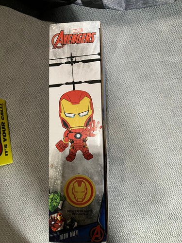Marvel Avengers Iron Man Flying Character UFO Helicopter w/Remote World Tech NEW - Picture 12 of 14