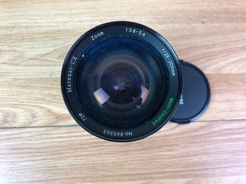 Konica FP 1 Kamera (DEFEKT) mit einem 50mm Objektiv und Marexar 28-200 Zoomobjektiv - Bild 9 von 12