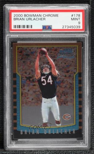 2000 Bowman Chrome Brian Urlacher #178 PSA 9 MINT Rookie RC HOF