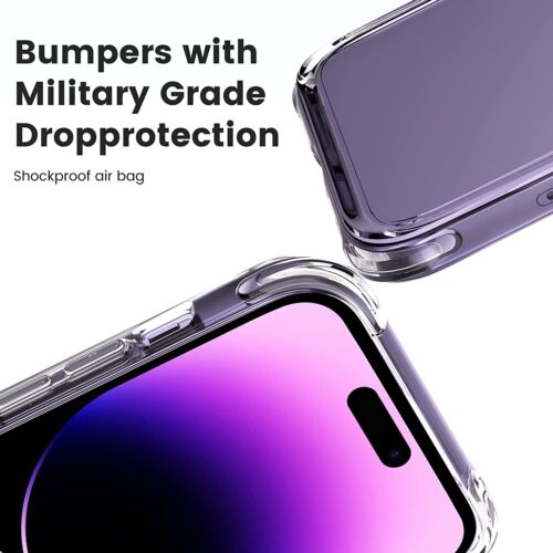 Clear Shockproof Phone Case Cover For iPhone 6 8 X XS 11 12 13 14 15 Pro Max Lot - Picture 10 of 17
