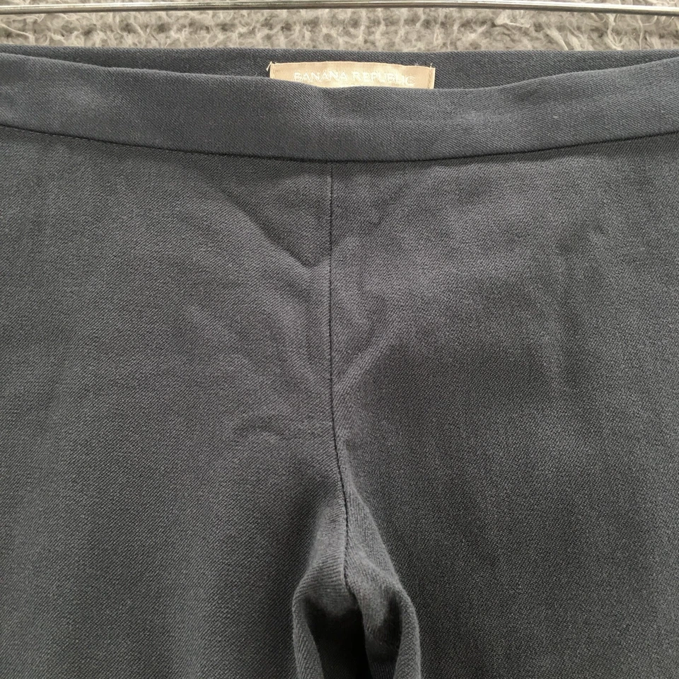 Banana Republic Sloan Capri Skinny Pants Womens 0P (actual 29x25) Gray Ankle Zip - Image 3 of 4