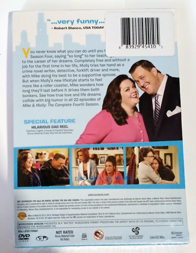 DVD MIKE & MOLLY Complete 4th Season - New Sealed 2013 433 Min. - Picture 5 of 8