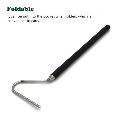 47” Heavy Duty Snake Tongs & Hook Grabber Stick Reptile With Self-Lock Wide Jaw - Picture 9 of 14