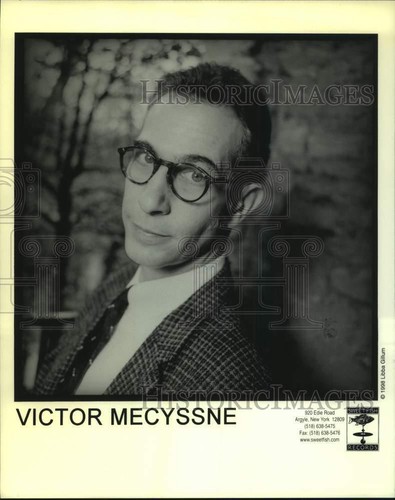 1998 Press Photo Musician Victor Mecyssne - sap14785