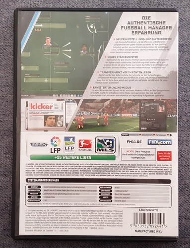 Fifa Manager 11-PC dvd Game-Fussball Manager 11 - Picture 2 of 3