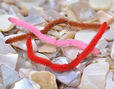 12 Flies San Juan Worm Nymph Fishing Flies - Choose Color and/or Hook Size