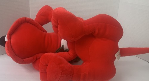 VTG Commonwealth Poinsetter 24" Plush Stuffed Red Puppy Hound Dog Xmas Toy 1986 - Picture 14 of 14