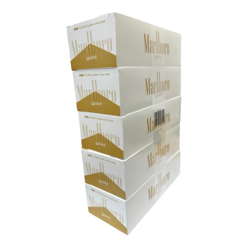 1,000 Marlboro Gold King Size Tubes 5x200 Pieces