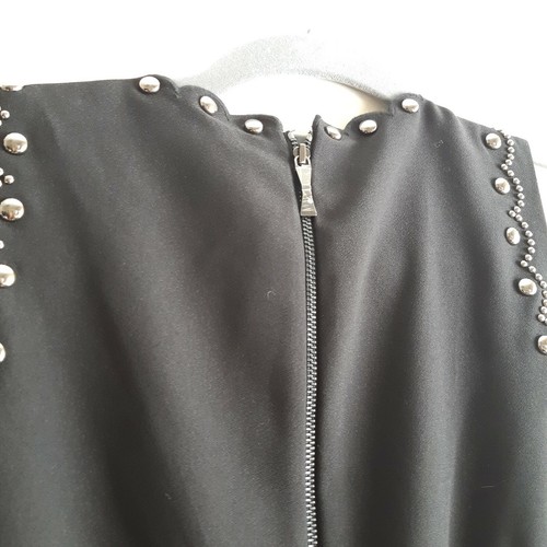 Kate Spade Madison Ave. Studded Midi Dress Size 2 NEW $798 Raina Black Dress New - Picture 10 of 12