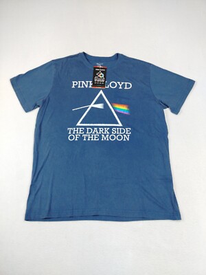 Pink Floyd T-Shirt Men's XLarge Blue The Dark Side of the Moon Short Sleeve NWT
